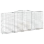 8 db íves horganyzott vas gabion kosár 400x50x160/180 cm 3