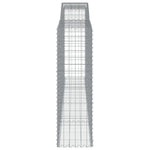 8 db íves horganyzott vas gabion kosár 400x50x160/180 cm 5