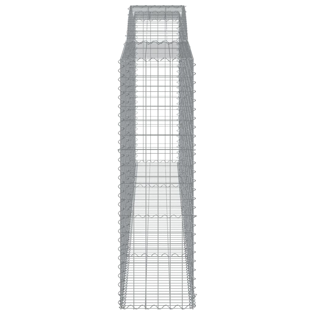8 db íves horganyzott vas gabion kosár 400x50x160/180 cm 5