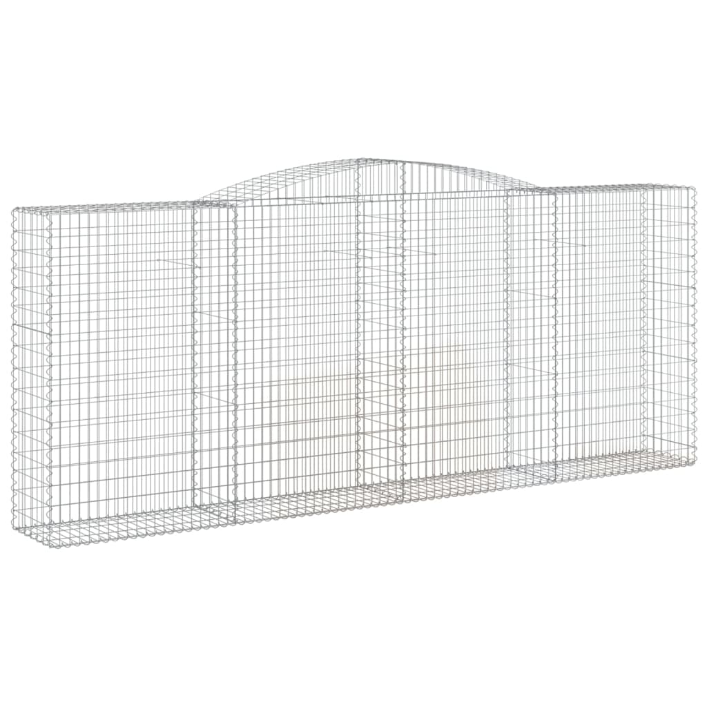 20 db íves horganyzott vas gabion kosár 400x50x160/180 cm 3