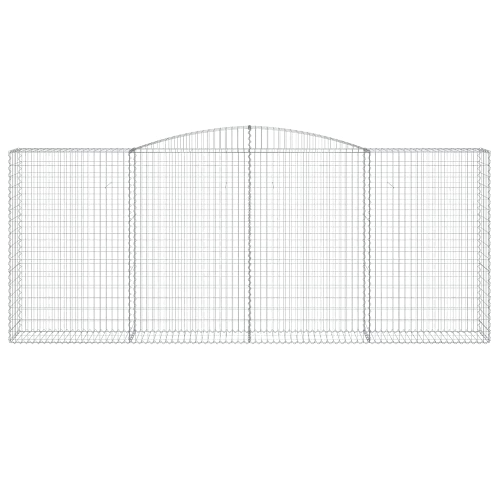 20 db íves horganyzott vas gabion kosár 400x50x160/180 cm 4