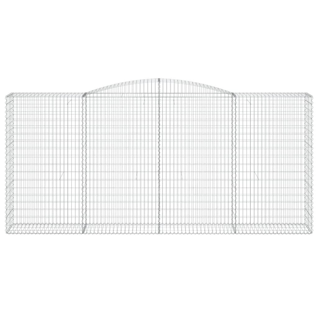 5 db íves horganyzott vas gabion kosár 400x50x180/200 cm 4