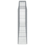 7 db íves horganyzott vas gabion kosár 400x50x180/200 cm 5