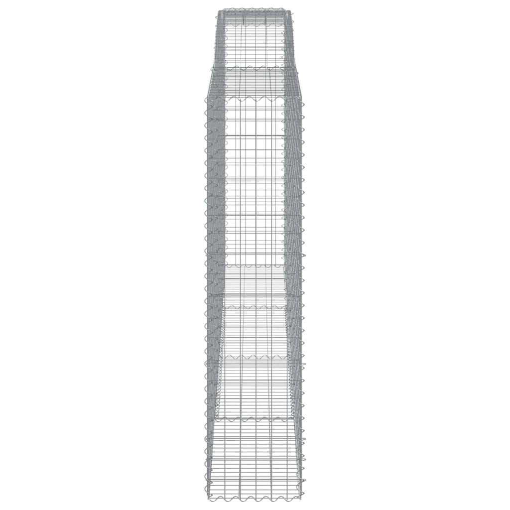 15 db íves horganyzott vas gabion kosár 400x50x200/220 cm 5
