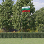 Alumínium bolgár zászló és rúd 5,5 m