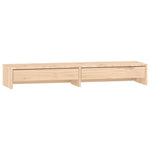 Tömör fenyőfa monitorállvány 100x27x15 cm 2