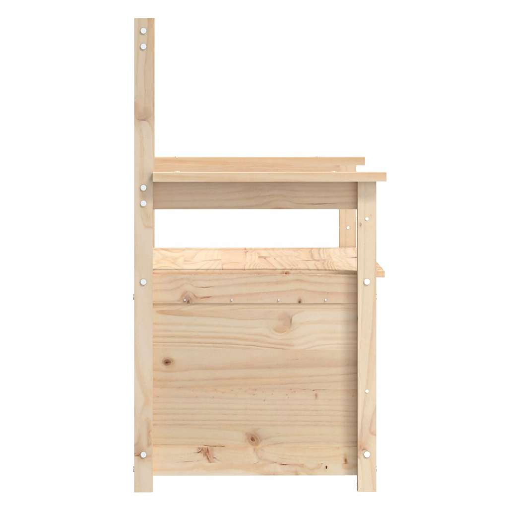 Tömör fenyőfa pad 112,5 x 51,5 x 96,5 cm 7