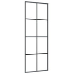 ESG üveg és alumínium tolóajtó fémszerelvény-szettel 76x205 cm 4
