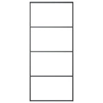 ESG üveg és alumínium tolóajtó fémszerelvény-szettel 90x205 cm 5