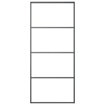 ESG üveg és alumínium tolóajtó fémszerelvény-szettel 90x205 cm 5