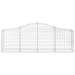Íves horganyzott vas gabion kosár 200x30x60/80 cm 3