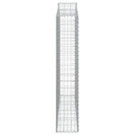 Íves horganyzott vas gabion kosár 200x30x160/180 cm 4