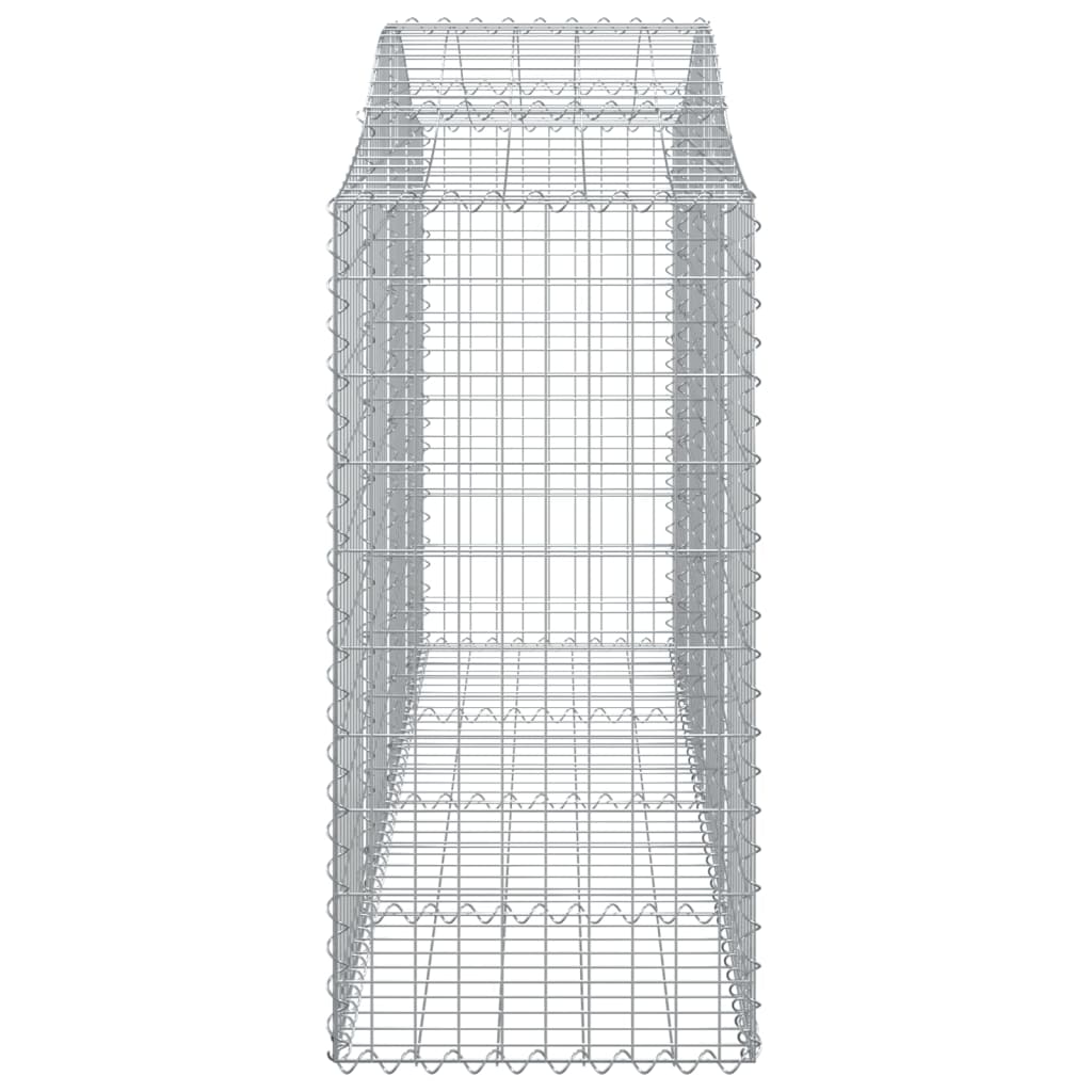 Íves horganyzott vas gabion kosár 200x50x100/120 cm 4