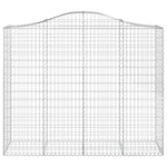 Íves horganyzott vas gabion kosár 200x50x160/180 cm 3