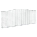 Íves horganyzott vas gabion kosár 400x30x140/160 cm 2