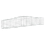 Íves horganyzott vas gabion kosár 400x50x60/80 cm 2