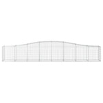 Íves horganyzott vas gabion kosár 400x50x60/80 cm 3