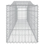 Íves horganyzott vas gabion kosár 400x50x60/80 cm 4