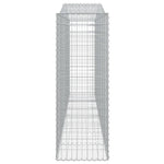 Íves horganyzott vas gabion kosár 400x50x140/160 cm 4