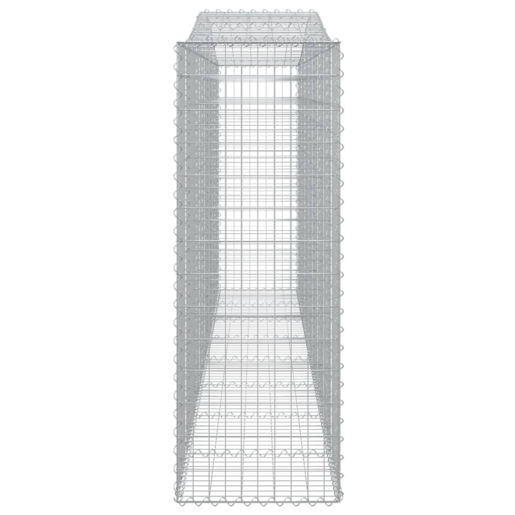 Íves horganyzott vas gabion kosár 400x50x140/160 cm 4