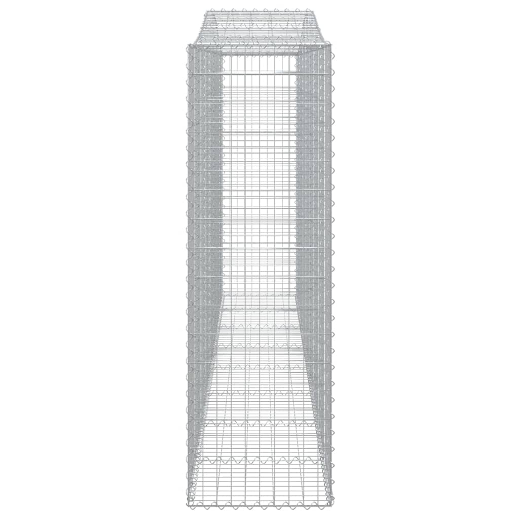 Íves horganyzott vas gabion kosár 400x50x160/180 cm 4