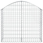 Íves horganyzott vas gabion kosár 100x30x80/100 cm 3