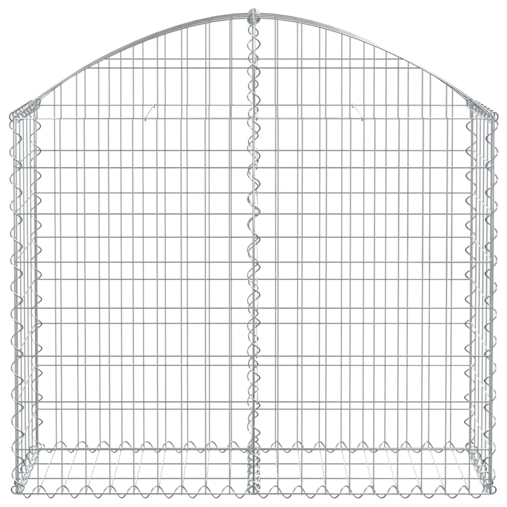 Íves horganyzott vas gabion kosár 100x30x80/100 cm 3