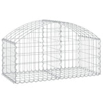 Íves horganyzott vas gabion kosár 100x50x40/60 cm 2