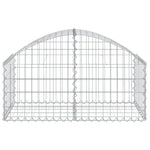 Íves horganyzott vas gabion kosár 100x50x40/60 cm 3