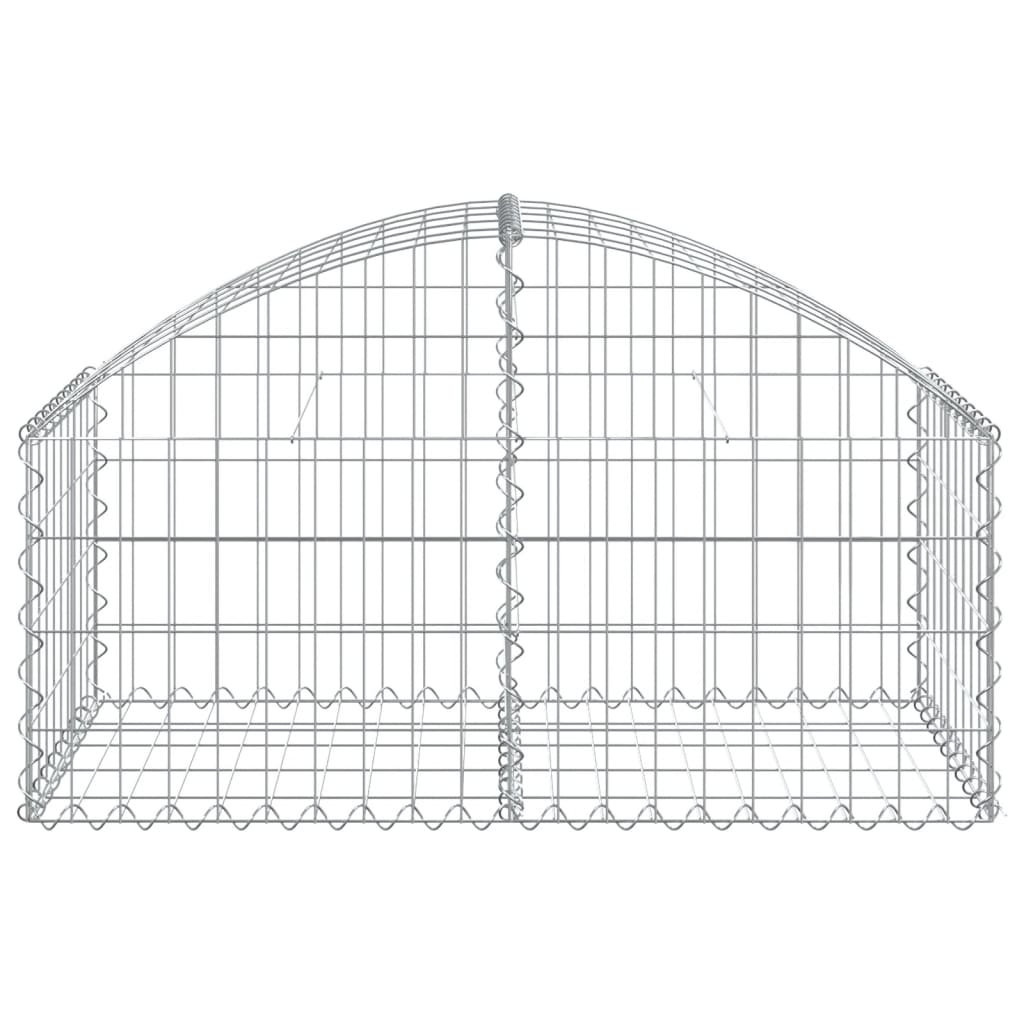 Íves horganyzott vas gabion kosár 100x50x40/60 cm 3