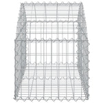 Íves horganyzott vas gabion kosár 100x50x40/60 cm 4