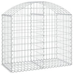 Íves horganyzott vas gabion kosár 100x50x80/100 cm 2