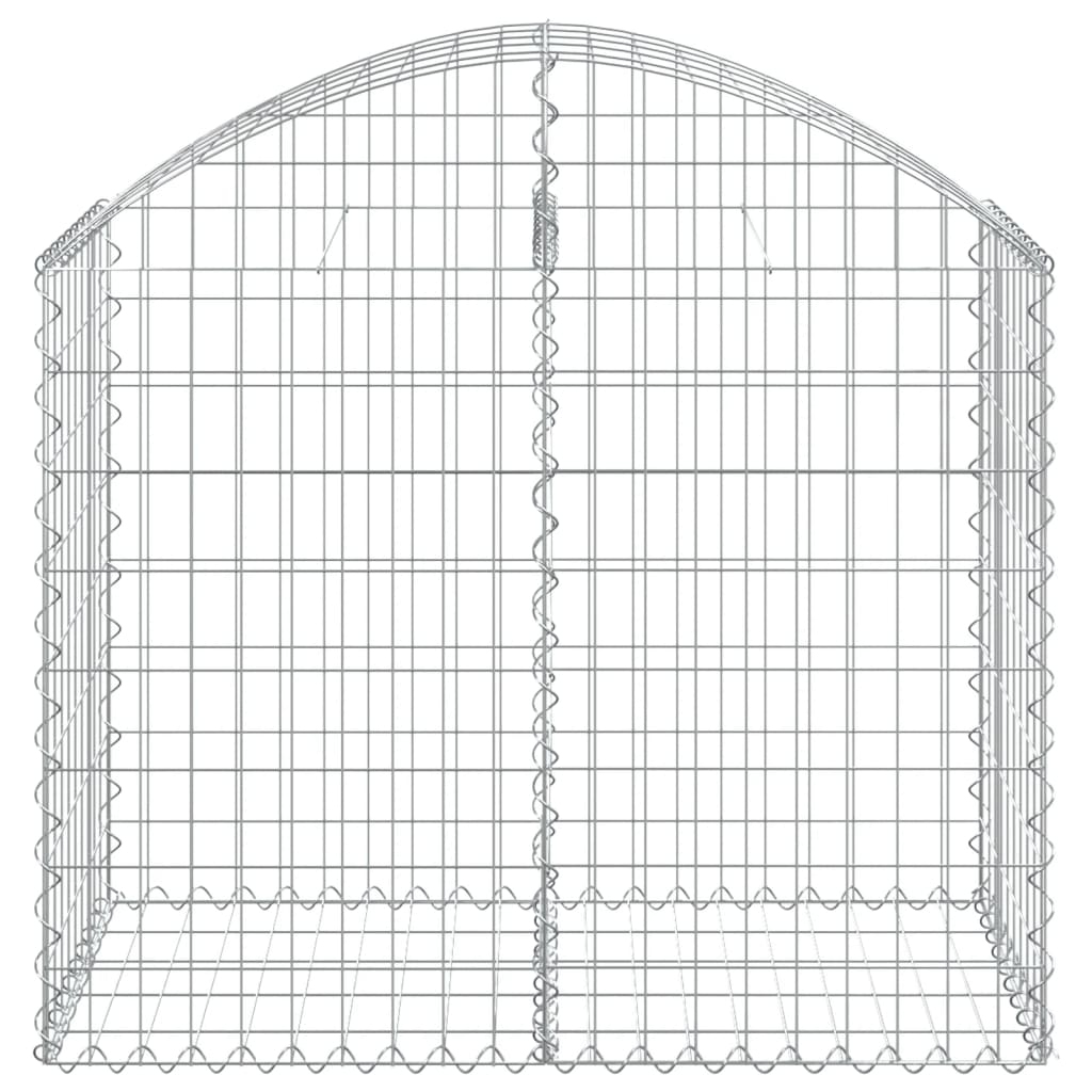 Íves horganyzott vas gabion kosár 100x50x80/100 cm 3