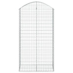 Íves horganyzott vas gabion kosár 100x50x180/200 cm 3