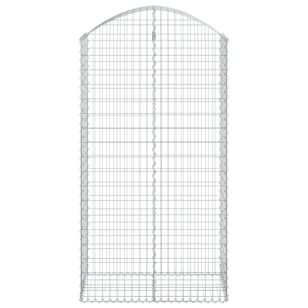 Íves horganyzott vas gabion kosár 100x50x180/200 cm 3