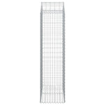 Íves horganyzott vas gabion kosár 100x50x180/200 cm 4