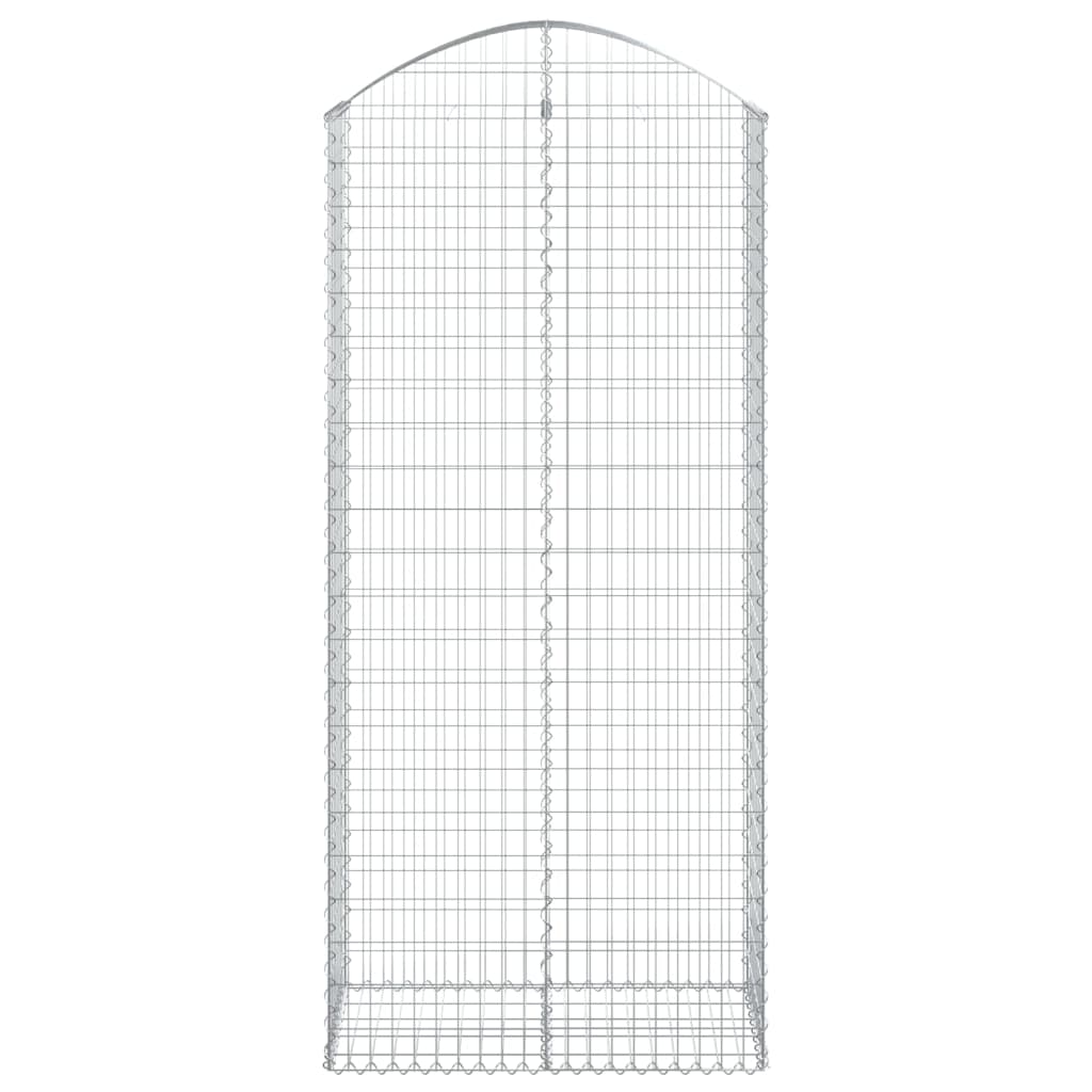 Íves horganyzott vas gabion kosár 100x50x220/240 cm 3