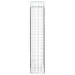 Íves horganyzott vas gabion kosár 100x50x220/240 cm 4