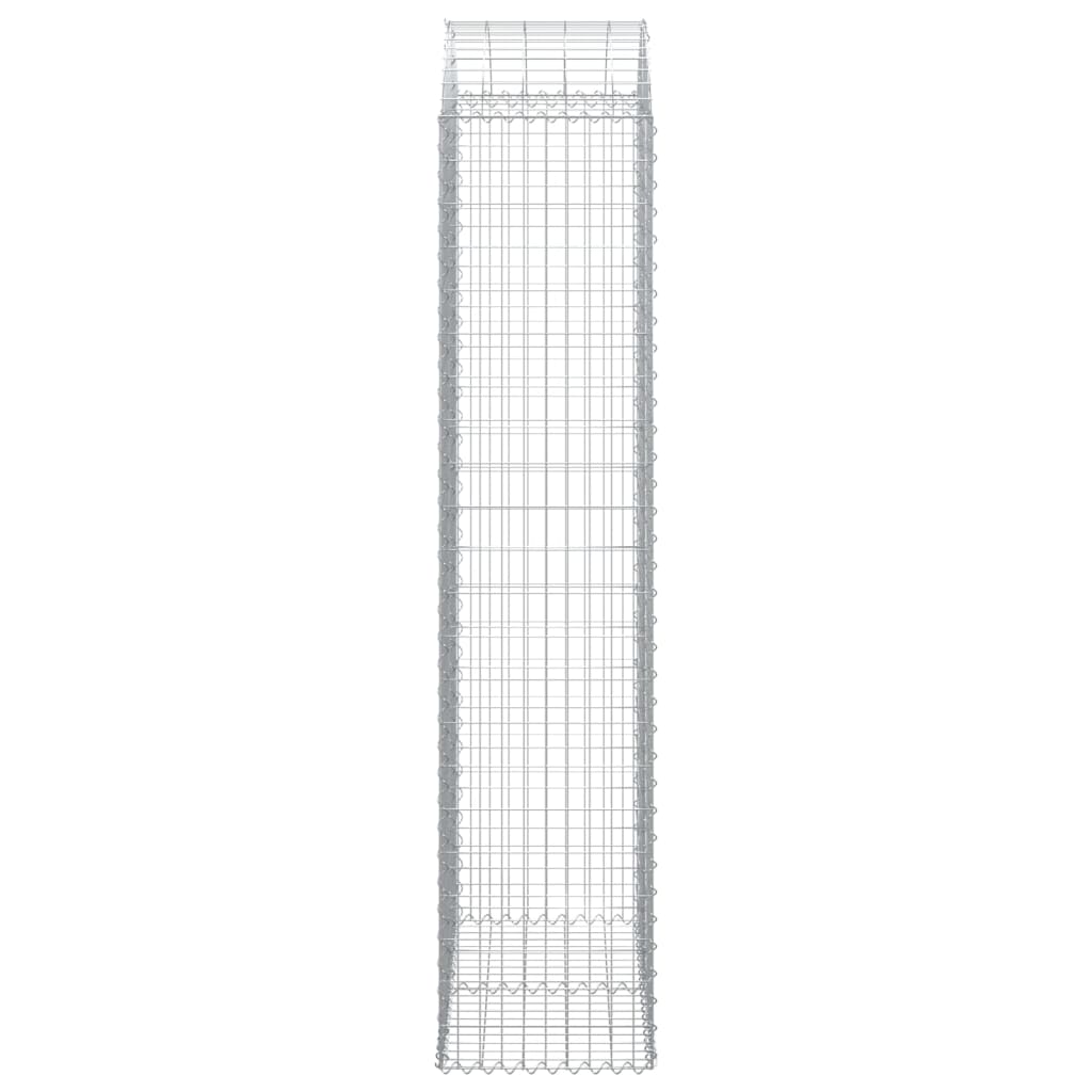 Íves horganyzott vas gabion kosár 100x50x220/240 cm 4
