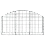 Íves horganyzott vas gabion kosár 150x30x60/80 cm 3