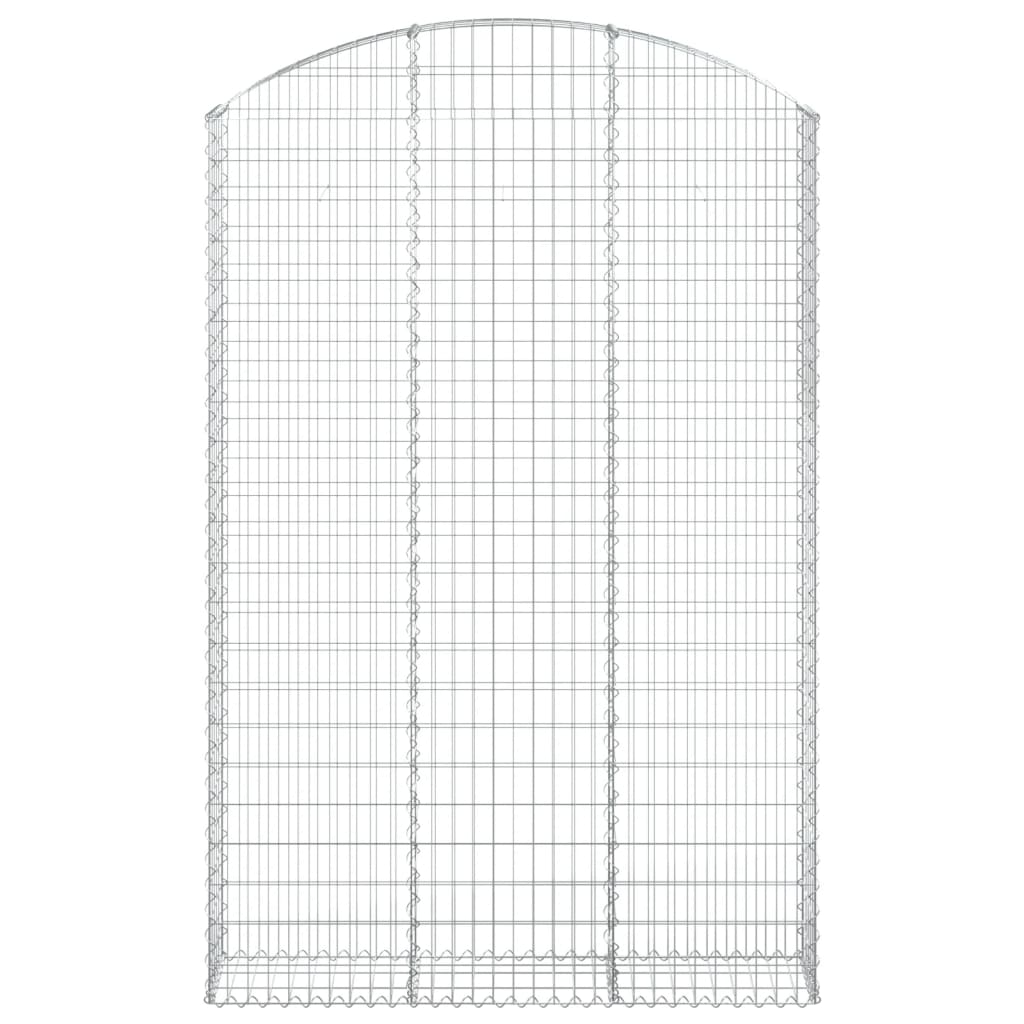 Íves horganyzott vas gabion kosár 150x30x220/240 cm 3