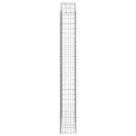 Íves horganyzott vas gabion kosár 150x30x220/240 cm 4