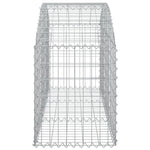 Íves horganyzott vas gabion kosár 150x50x60/80 cm 4