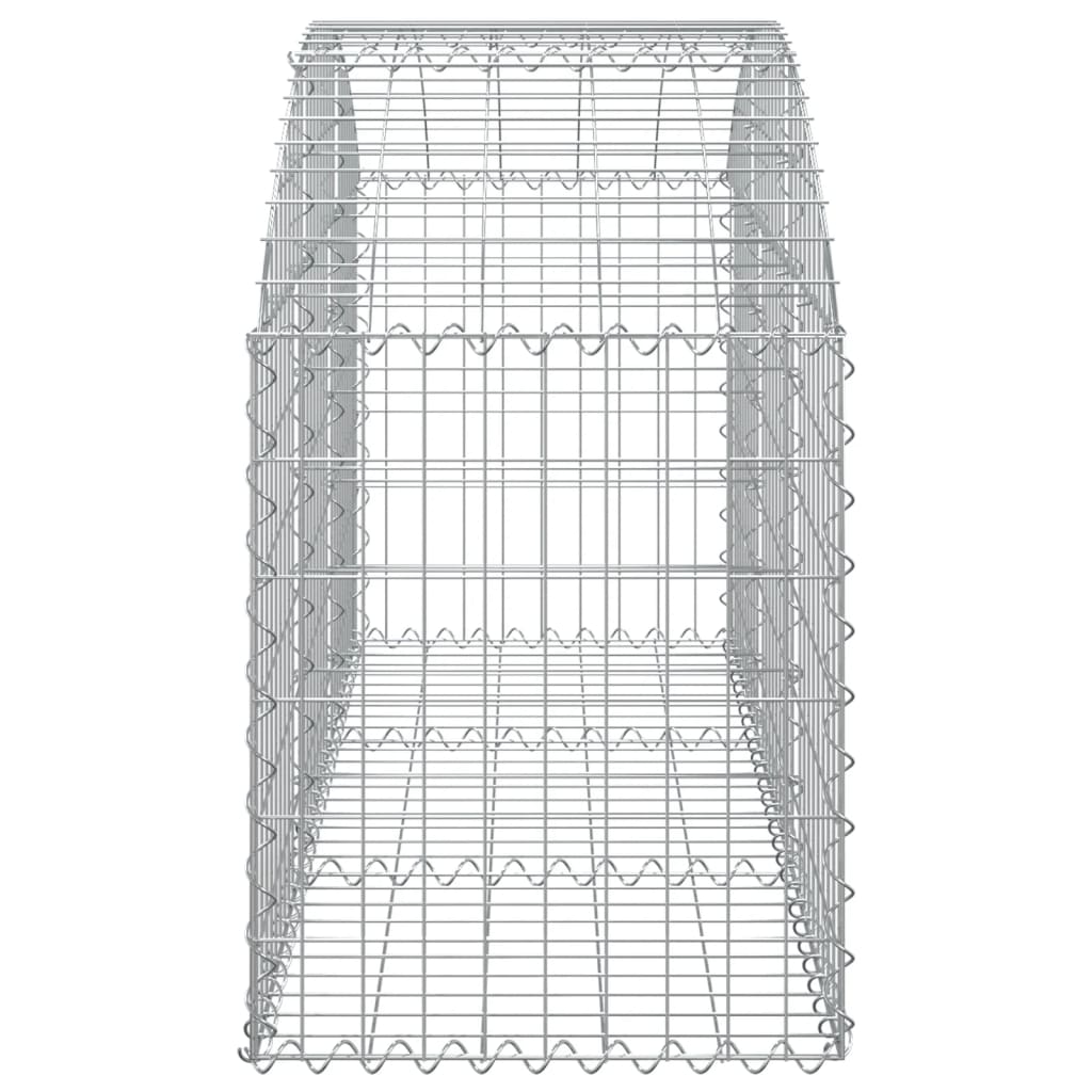 Íves horganyzott vas gabion kosár 150x50x60/80 cm 4
