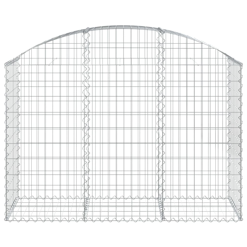 Íves horganyzott vas gabion kosár 150x50x100/120 cm 3