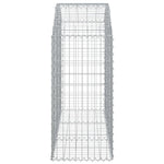 Íves horganyzott vas gabion kosár 150x50x100/120 cm 4