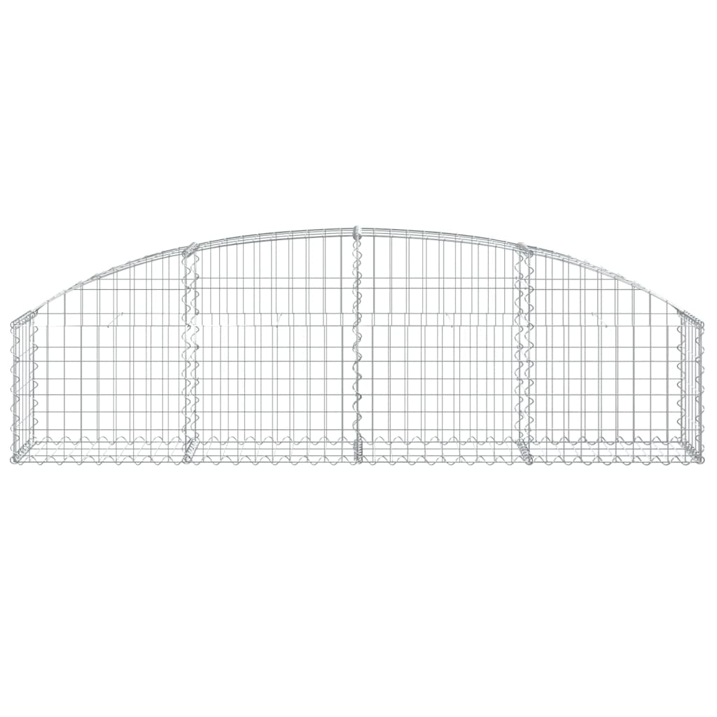 Íves horganyzott vas gabion kosár 200x30x40/60 cm 3