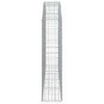 Íves horganyzott vas gabion kosár 200x30x120/140 cm 4