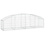 Íves horganyzott vas gabion kosár 200x50x40/60 cm 2