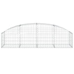 Íves horganyzott vas gabion kosár 200x50x40/60 cm 3